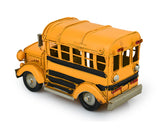 Handcrated Metal School Bus Retro Classic Vehicle Desk Decor