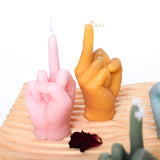 Middle Finger Funny Candles Cute Apartment Decor