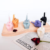 Middle Finger Funny Candles Cute Apartment Decor