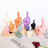 Middle Finger Funny Candles Cute Apartment Decor