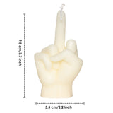 Middle Finger Funny Candles Cute Apartment Decor