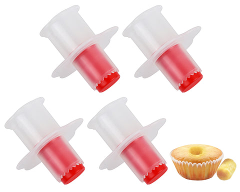 4 Pack Cupcake Corer Tools, Cake Digger Cupcake Hole Puncher