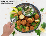 Falafel Scoop Meatball Maker Stainless Steel Professional Falafel Mold, Easily Scoop and Drop Falafel, Meatballs and More