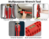 Faucet Wrench, Plumbing Wrench, Sink Wrench (8-in-1) Plumbing Tools